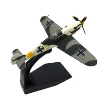 1/72 Scale German WWII Messerschmidt BF-109 Fighter Model Diecast Airplanes Military Display Model Aircraft For Collection Classic Model