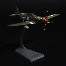 1/72 USA P-51 Mustang Oldcrow Fighter Model World War II Diecast Aircraft Military Display Model Aircraft For Collection