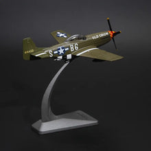 1/72 USA P-51 Mustang Oldcrow Fighter Model World War II Diecast Aircraft Military Display Model Aircraft For Collection