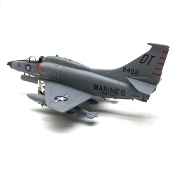 Scale 1/72 U.S. Marine Corps A-4 Skyhawk Attack Aircraft Metal Diecast Fighter Model