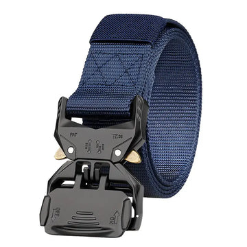 Military Tactical Belt For Men Work Hiking Hunting Climbing 1.5inch Wide Heavy Duty Quick Release Buckle Web Webbing Belt Nylon Canvas Rigger Belts