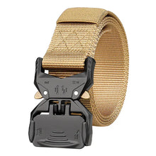 Military Tactical Belt For Men Work Hiking Hunting Climbing 1.5inch Wide Heavy Duty Quick Release Buckle Web Webbing Belt Nylon Canvas Rigger Belts