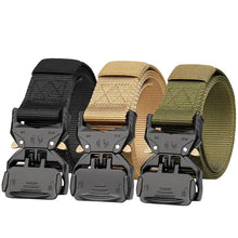 Military Tactical Belt For Men Work Hiking Hunting Climbing 1.5inch Wide Heavy Duty Quick Release Buckle Web Webbing Belt Nylon Canvas Rigger Belts