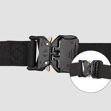Military Tactical Belt For Men Work Hiking Hunting Climbing 1.5inch Wide Heavy Duty Quick Release Buckle Web Webbing Belt Nylon Canvas Rigger Belts