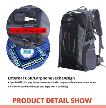 Quality Nylon Waterproof Travel Backpacks Men Climbing Travel Bags Hiking Backpack Outdoor Sport School Bag Men Backpack Women