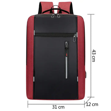 Waterproof Business Backpack Men USB School Backpacks Laptop Backpack Large Capacity Bagpacks For Men Back Pack Bags