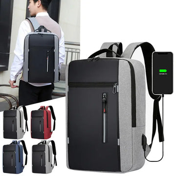 Waterproof Business Backpack Men USB School Backpacks Laptop Backpack Large Capacity Bagpacks For Men Back Pack Bags