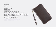 A Perfect Father's Day Gift: Men's Genuine Leather Long Zipper Wallet for Maximum Capacity!