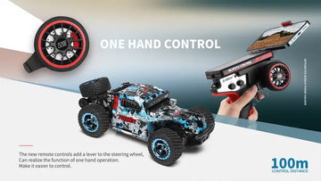 1:28 4WD RC Car With LED Lights, 2.4G Radio Remote Control Car, Off-Road Drift Monster Trucks Toys For Kids