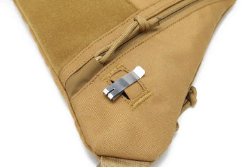 Men's Tactical Shoulder Bag Underarm Bag, Outdoor Travel Wallet Phone Key Anti Theft Bag