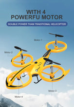 Stunt Remote Control Drone With Cool Lighting 360° Around The Room Flying Four-axis Fixed Height Hovering Aircraft Helicopter Children's Toys (remote Control Electronic Self-prepared)