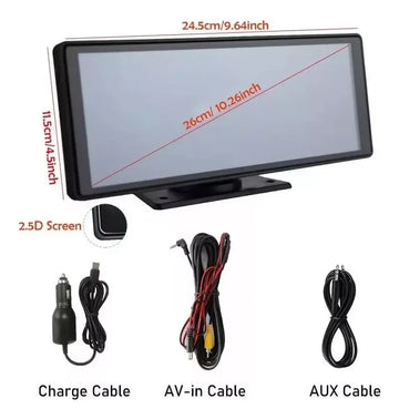 1pc For Head 10.26inch/26.06cm Universal Carplay Video Autor Adiotouch Screen Car Stereo Android10 8core IPS Car DVD Player