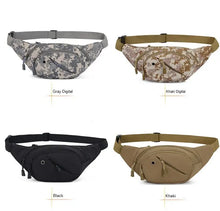 Men Waist Pack Male Waist Belt Bags, Durable Fanny Canvas Hip Bum Sports Bag Pouch Zipper Pocket Men Bag