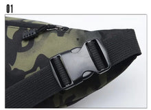 Men Waist Pack Male Waist Belt Bags, Durable Fanny Canvas Hip Bum Sports Bag Pouch Zipper Pocket Men Bag