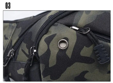 Men Waist Pack Male Waist Belt Bags, Durable Fanny Canvas Hip Bum Sports Bag Pouch Zipper Pocket Men Bag