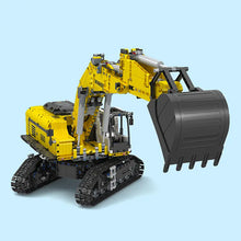 Technical RC Crawler Excavator Construction Truck Model 7121 Engineering Excavator 1:40 Machinery Remote Control Car Model 2071Pcs  Building Block Brick Toys Gift Set