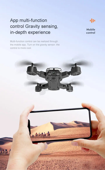 KBDFA New G6 Drone 5G HD Camera Four-Sided Obstacle Avoidance RC Helicopter FPV WIFI Professional Foldable Quadcopter Toy