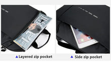Men's Waterproof Backpack Lightweight Backpack 15.6in Laptop Backpack Casual Daypack