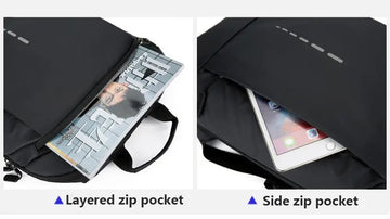 Men's Waterproof Backpack Lightweight Backpack 15.6in Laptop Backpack Casual Daypack