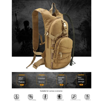 Men's Off-road Waterproof Camping Bicycle Cycling Backpack Running Sports Outdoor Camouflage Tactical Water Bag Backpack