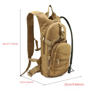 Men's Off-road Waterproof Camping Bicycle Cycling Backpack Running Sports Outdoor Camouflage Tactical Water Bag Backpack