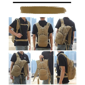 Men's Off-road Waterproof Camping Bicycle Cycling Backpack Running Sports Outdoor Camouflage Tactical Water Bag Backpack