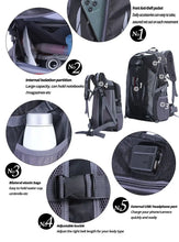 Men's Nylon Waterproof Travel Backpacks For Climbing Hiking Travel Outdoor Sports School Bag