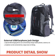 Men's Nylon Waterproof Travel Backpacks For Climbing Hiking Travel Outdoor Sports School Bag
