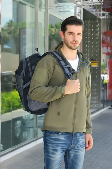 Men's Nylon Waterproof Travel Backpacks For Climbing Hiking Travel Outdoor Sports School Bag