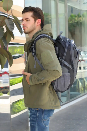 Men's Nylon Waterproof Travel Backpacks For Climbing Hiking Travel Outdoor Sports School Bag