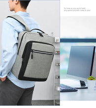New Men's Business Backpack Computer Bag With USB Charging Port Multifunctional Bag College School Backpack Travel Backpack
