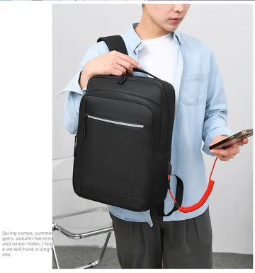 New Men's Business Backpack Computer Bag With USB Charging Port Multifunctional Bag College School Backpack Travel Backpack