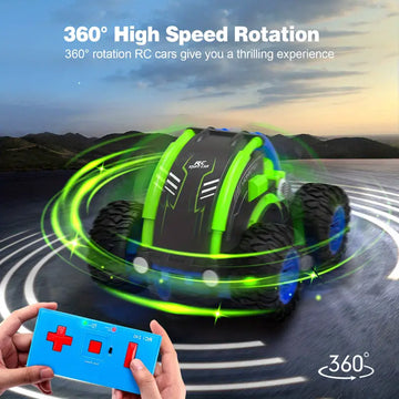 Eachine EC11 RC Car Remote Control Drift Auto 2.4G 4CH Stunt Drift Deformation Rock Crawler Roll Cars Flip Kids Robot Toy