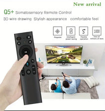 2.4G Wireless Voice Remote Control Q5+  Air Mouse 6Axis Gyroscope Controller With USB Receiver For Computer Smart TV Android Box Projector