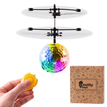 Magic Flying Ball Toy, Infrared Induction RC Helicopter Drone With Disco Light LEDs, Unique Christmas Stocking Stuffers, Idea Gifts For Kids & Adults Teenage, Girls Gifts For Teen Boys