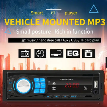 Single 1DIN In-Dash Car Radio Stereo Remote Control Digital BT Audio Music Stereo 12V Car Radio Mp3 Player USB/SD/AUX-IN