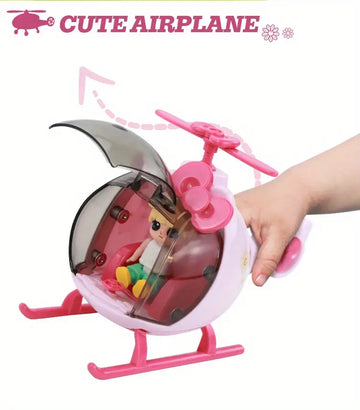 [Random Style] Children's Helicopter Model Toy Without Power