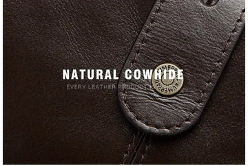 100% Genuine Leather Wallet For Men With Coin Pocket High Quality RFID Blocking Credit Card Holder Small Luxury Male Money Bag