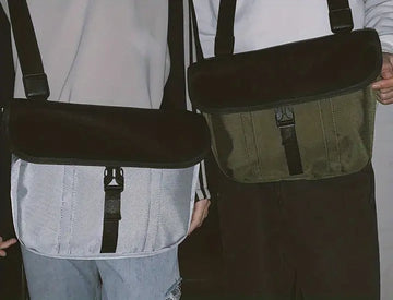Men's Casual Outdoor Large Capacity Messenger Bag, Three Colors Available
