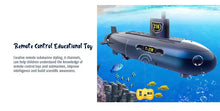 Funny RC Mini Submarine 6 Channels Remote Control Under Water Ship RC Boat Model Kids Educational Stem Toy Gift For Children