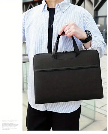 Simple Lightweight Portable Computer Bag, Waterproof Oxford Cloth Briefcase