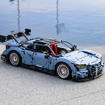 Thunder M4 Sports Car Building Blocks, Assembled Model Toys, High Difficulty Assembled Building Blocks Toys, Birthday Gifts For Boys And Girls