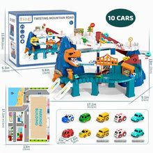 Race Track Car Garage Parking Adventure Toy Gifts For 3 4 5 6 7 8 9 Years Old Boys Girls Toddlers, Preschool Car Games Gift Toys For Kids Vehicle Playsets
