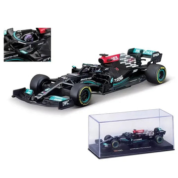 Burago 1:43 2021 F1-W12 44# Lewis Hamilton 77# Valtteri Bottas Formula One Simulation Alloy Super Toy Car Model