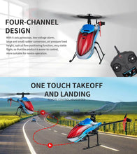 Four Channel Single Blade Aileron Free Remote-controlled Helicopter For Children's Toys, Fixed Height Optical Flow Positioning, Aircraft Model Drone