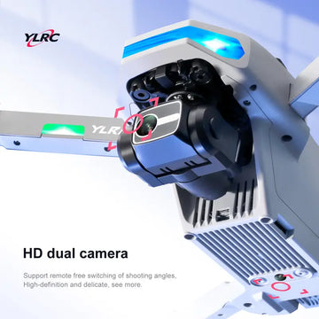 S135 GPS UHD Dual Camera Foldable Drone Wifi LED Screen Remote Control,Three-axis Gimbal Optional Radar Obstacle Avoidance, Gravity Sensor, Altitude Hold, 3D Flip RTF Includes Carrying Bag