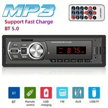 Single 1DIN In-Dash Car Radio Stereo Remote Control Digital BT Audio Music Stereo For 12V Car Radio Mp3 Player USB/SD/AUX-IN/FM