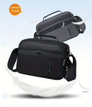 Men's Casual Outdoor Large Capacity Messenger Bag, Lightweight Square Bag