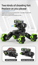 Explosive Wheelset Battle Spray Remote Control Tank Vehicle Launches Soft Water Bomb Robot Armor Remote Control Vehicle Toys