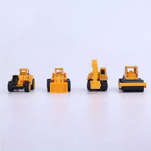 Alloy Sliding Engineering Toy Car Small Engineering Fleet Miniature Model Collector Gift 4pcs/box-737-3-B